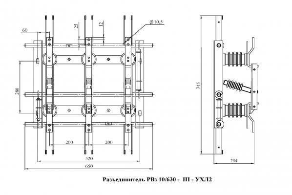 РВЗ-10/630 III УХЛ2
